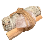Sage Palo Santo Crystal Kit